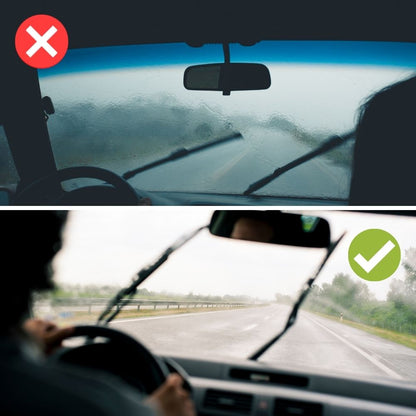 Vattenavvisande beläggning för bilens framruta - Rainexel