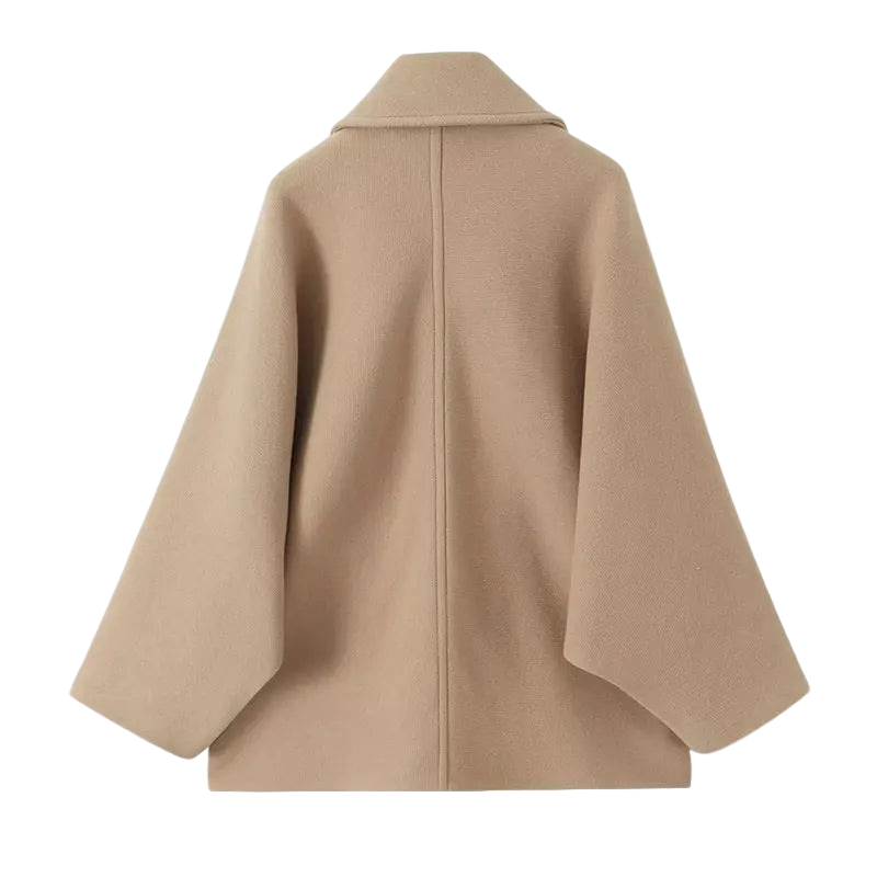 Övergångsjacka för dam i oversized-look med knappstängning – Selina