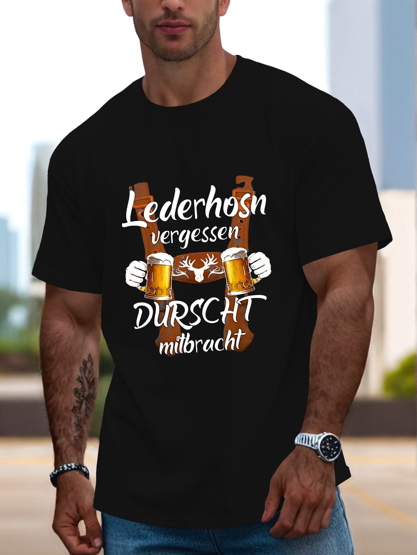 Herrarnas kortärmade T-shirt – Sepp Oktoberfest 2026