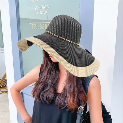 Dame-sommarhatt med bred brätte och UV-skydd – Lily