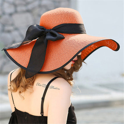 Lätt damsommarhatt med bred brätte och stilren design – Vivian