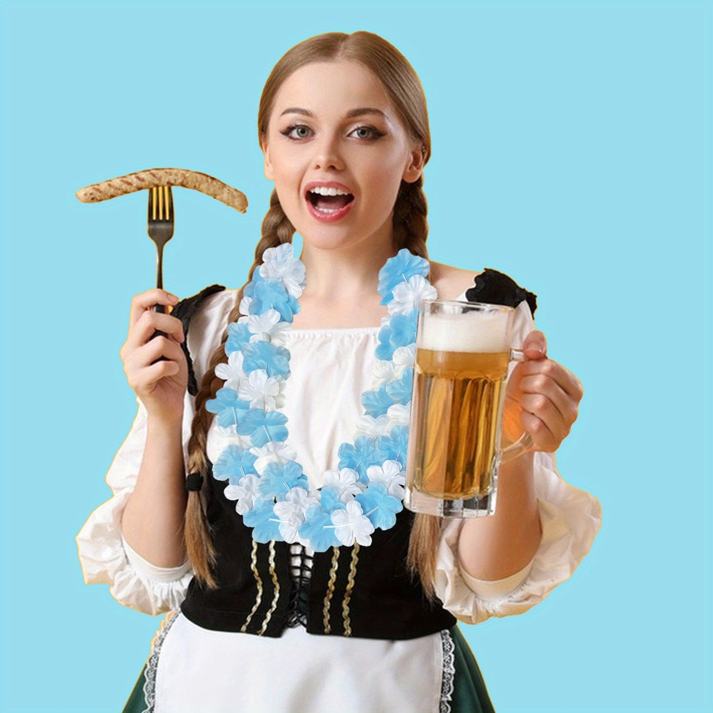24 stycken Oktoberfest-dekorationskedjor – BavariaBlüten Oktoberfest 2026