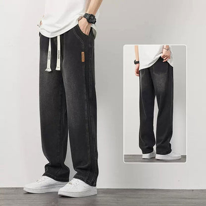 Luftiga herrjeans med rak passform – Julian