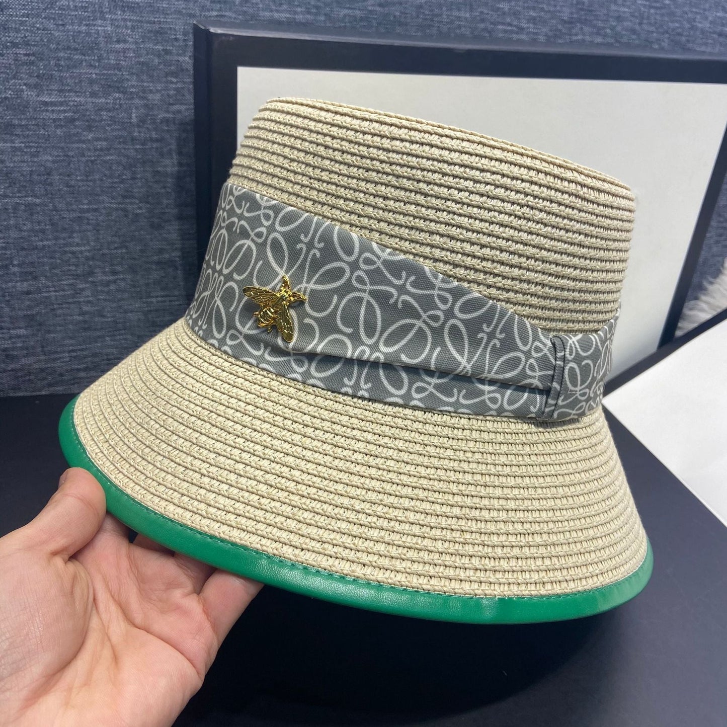 Elegant damhatt för sommaren med banddetalj – RibbonShade