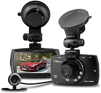 Dual-lins-bilradio DVR G30 2,7" LCD Full HD 1080P med G-sensor