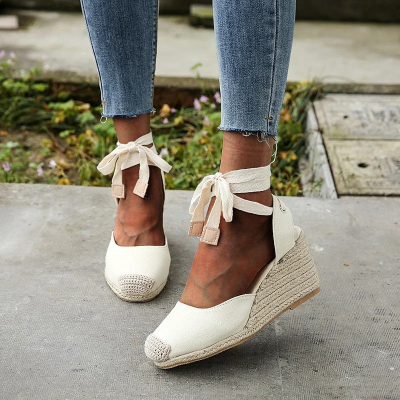 Stiliga espadrillosandaler för damer – Maribel