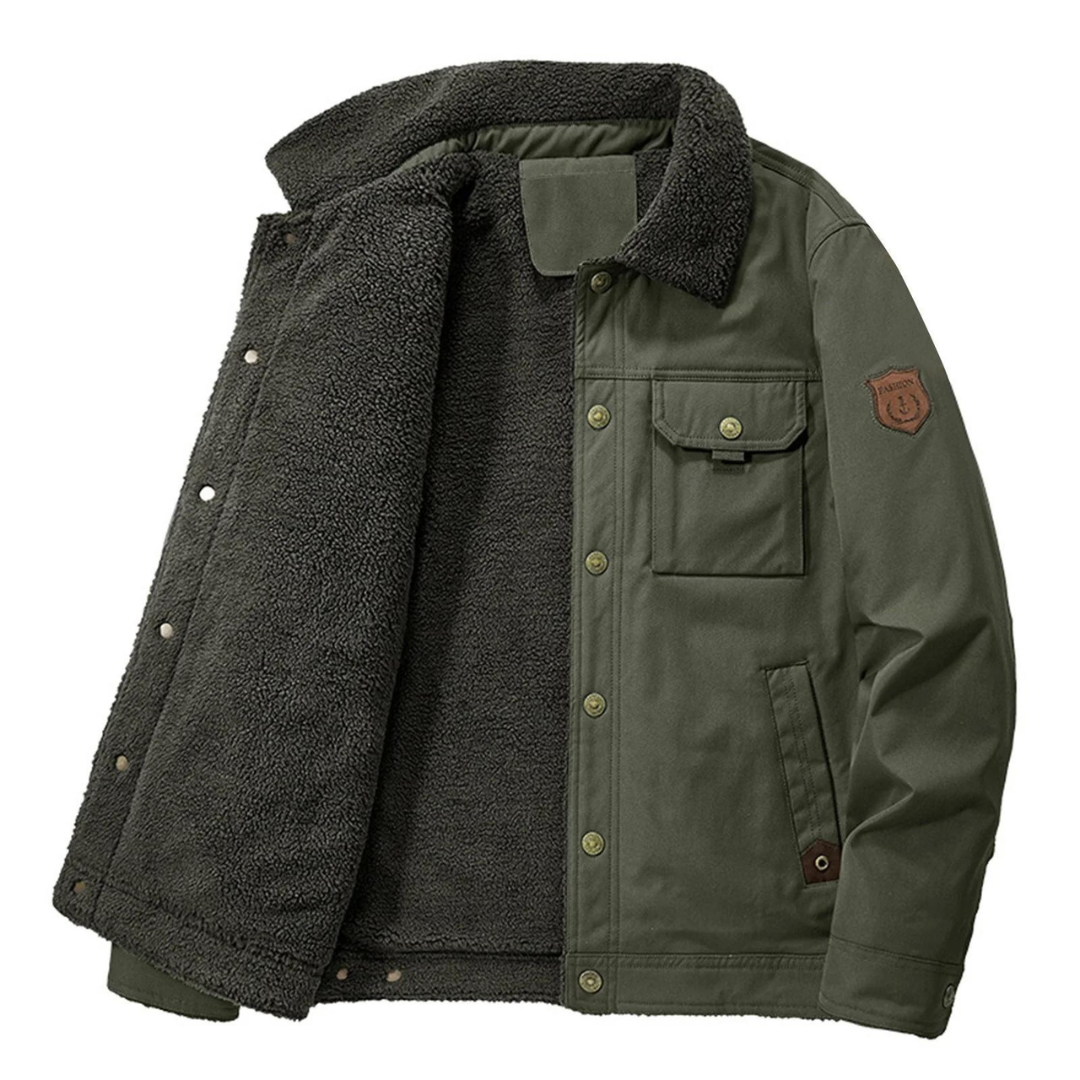 Herrarnas outdoor-vinterjacka – fodrad med ullfoder – Danny
