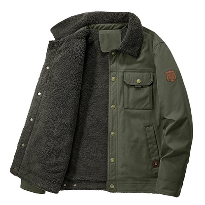 Herrarnas outdoor-vinterjacka – fodrad med ullfoder – Danny