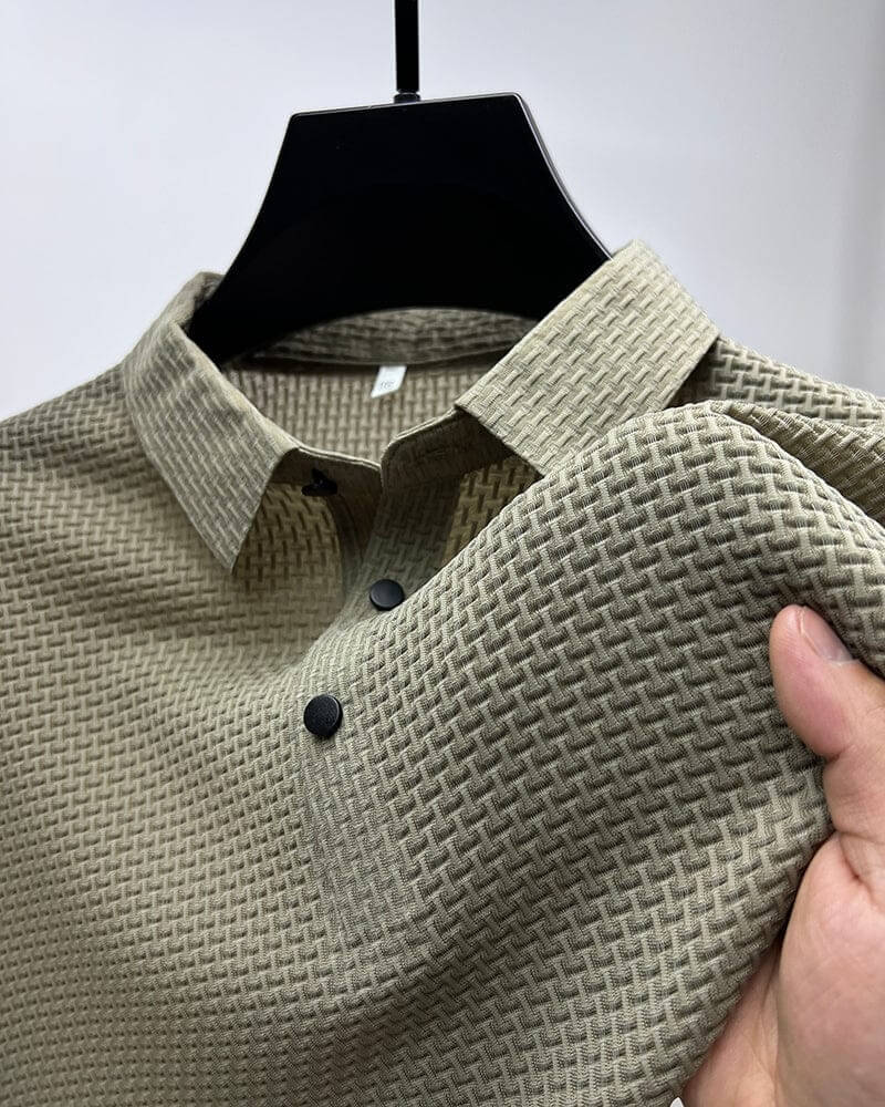 Herrpolo i andningsbart mesh – Matteo