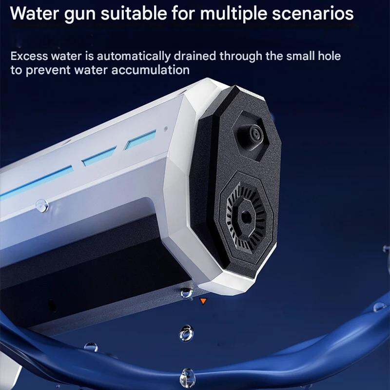 Automatisk vattenpistol med 1L tank och 10 m räckvidd – ren sommarunderhållning