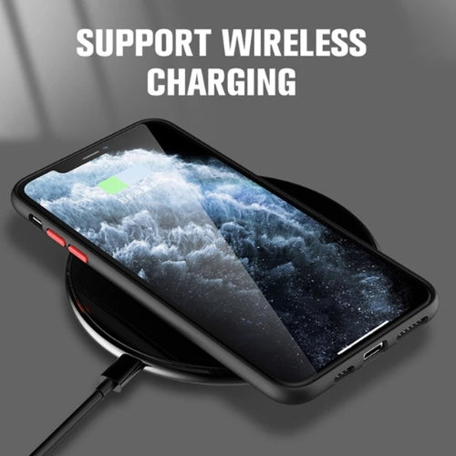Matt magnetiskt mobilskal med MagSafe och fallskydd – 1+1 GRATIS