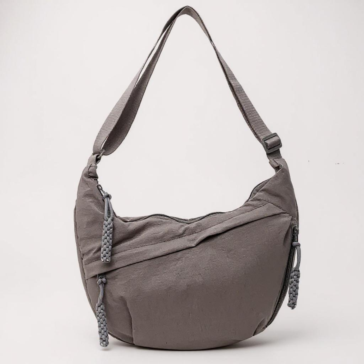 Crescent Shoulder Bag – Sustainable Nylon with Adjustable Strap 10