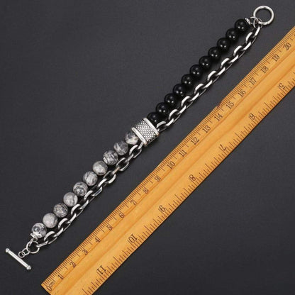 Jaspis skyddsarmband – DariusJaspis skyddsarmband – Darius