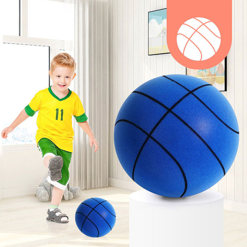 Ljudlös basketboll i PU-skum för barn – Silento