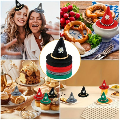 Oktoberfest miniflaskdekoration, 2-pack (8 stycken vardera) – EdelweissHütl Oktoberfest 2026