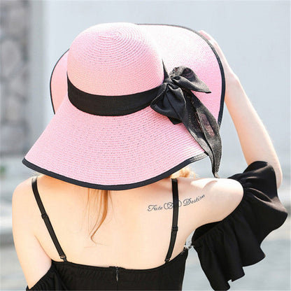 Lätt damsommarhatt med bred brätte och stilren design – Vivian
