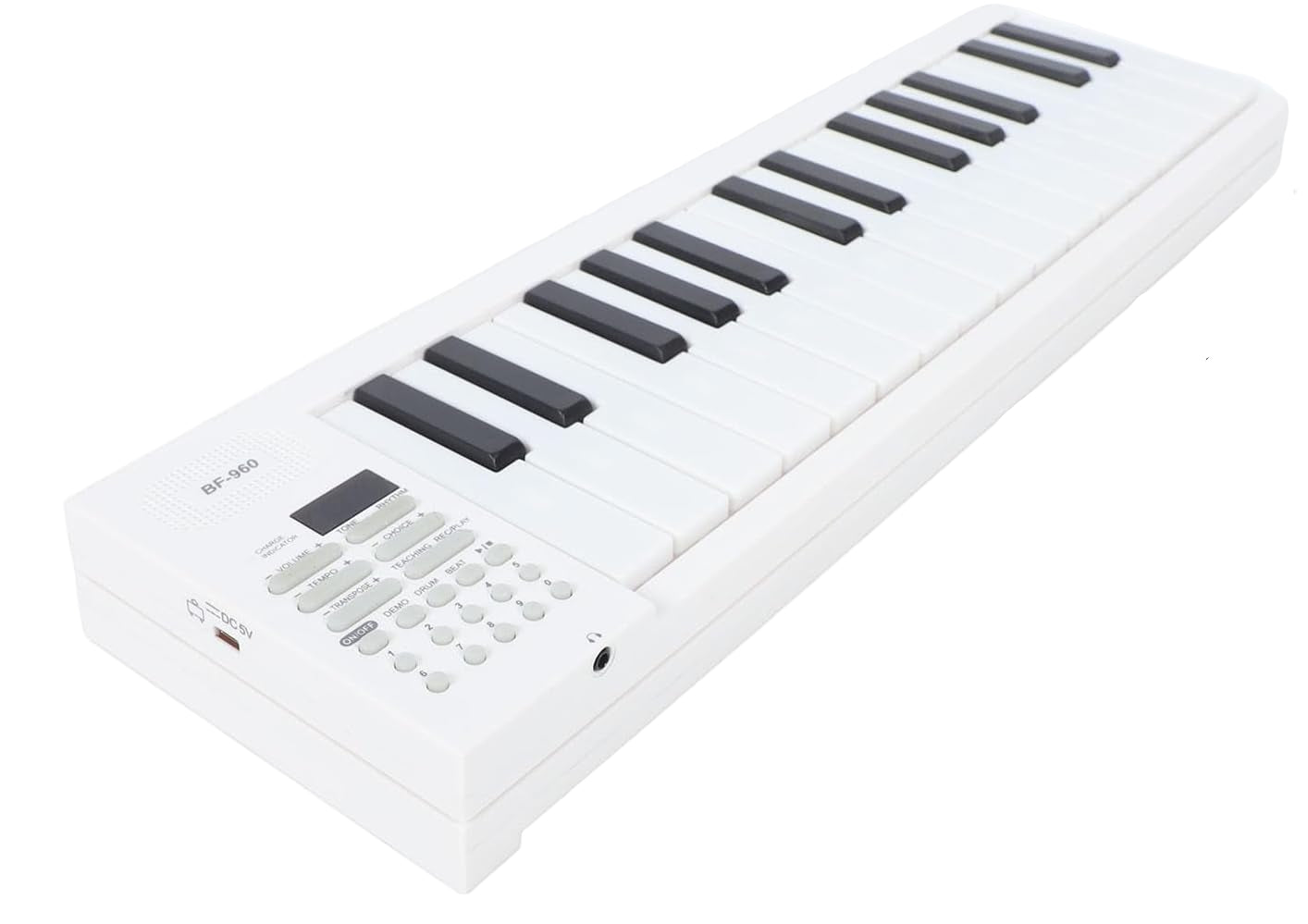 61-tangenters hopfällbart digitalpiano med inspelnings- och uppspelningsfunktion – Meliora
