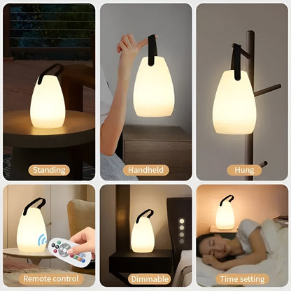 Vattentät Trådlös LED Bordslampa för Inomhus & Utomhus - Lumora