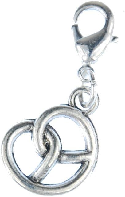 Brezel-berlockhängare – Silver Brezel Oktoberfest 2026
