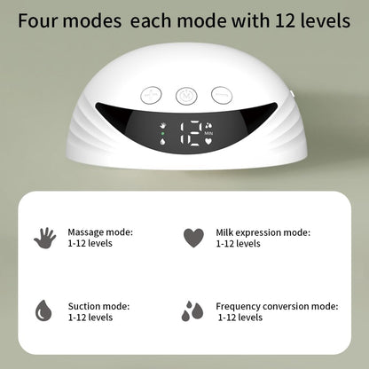 Bärbar elektrisk bröstpump med LED-display – Mirava