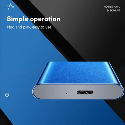 Bärbar 1 TB USB 3.0-hårddisk med metallhölje och snabb överföring – Dravero