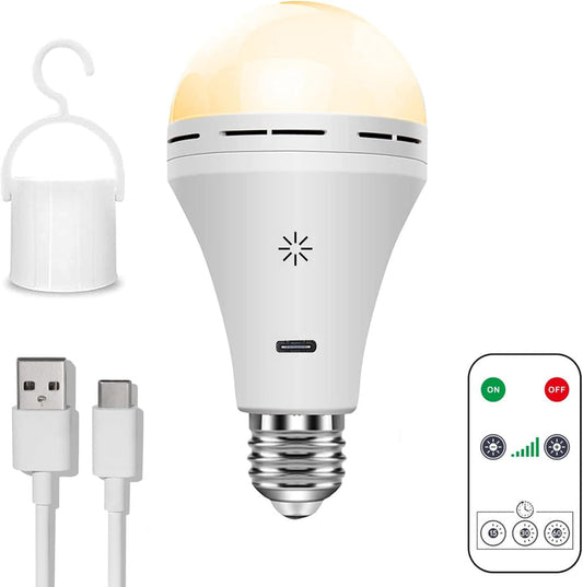 Trådlös USB-laddningsbar LED-lampa – Luxaro
