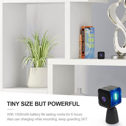 Mini-säkerhetskamera 4K WiFi dold inomhuskamera med nattseende
