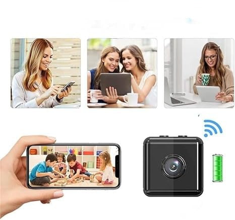 Trådlös 1080P Mini WiFi säkerhetskamera - SecureView