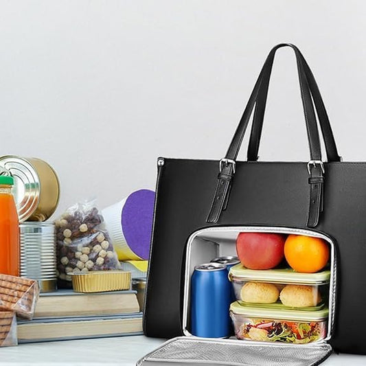 Isolerad lunchväska för damer med laptopfack