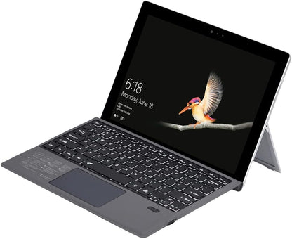 Trådlöst Bluetooth-tangentbord med bakgrundsbelysning och styrplatta för Surface Pro – Nexora