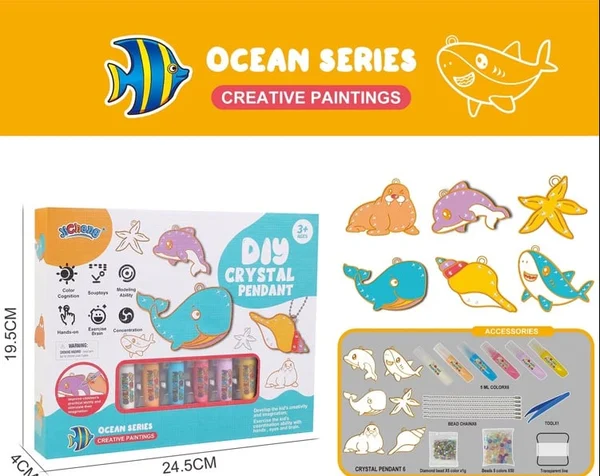 DIY-kreativset med kristaller för barn – köp 1, få 1 gratis