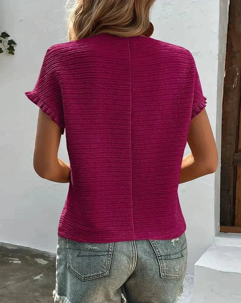 Mjuk bomull t-shirt för damer – Élodie
