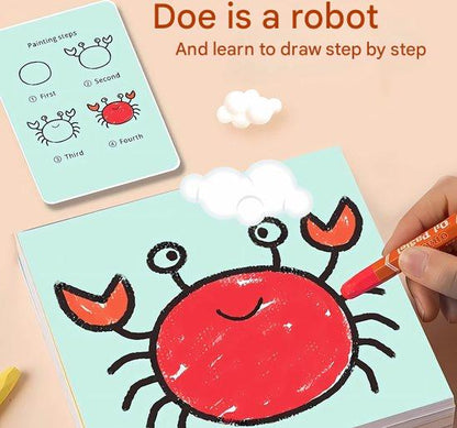 Tecknarrobot med läromedel – Kreativt tecknande för barn