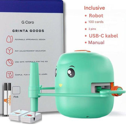 Tecknarrobot med läromedel – Kreativt tecknande för barn
