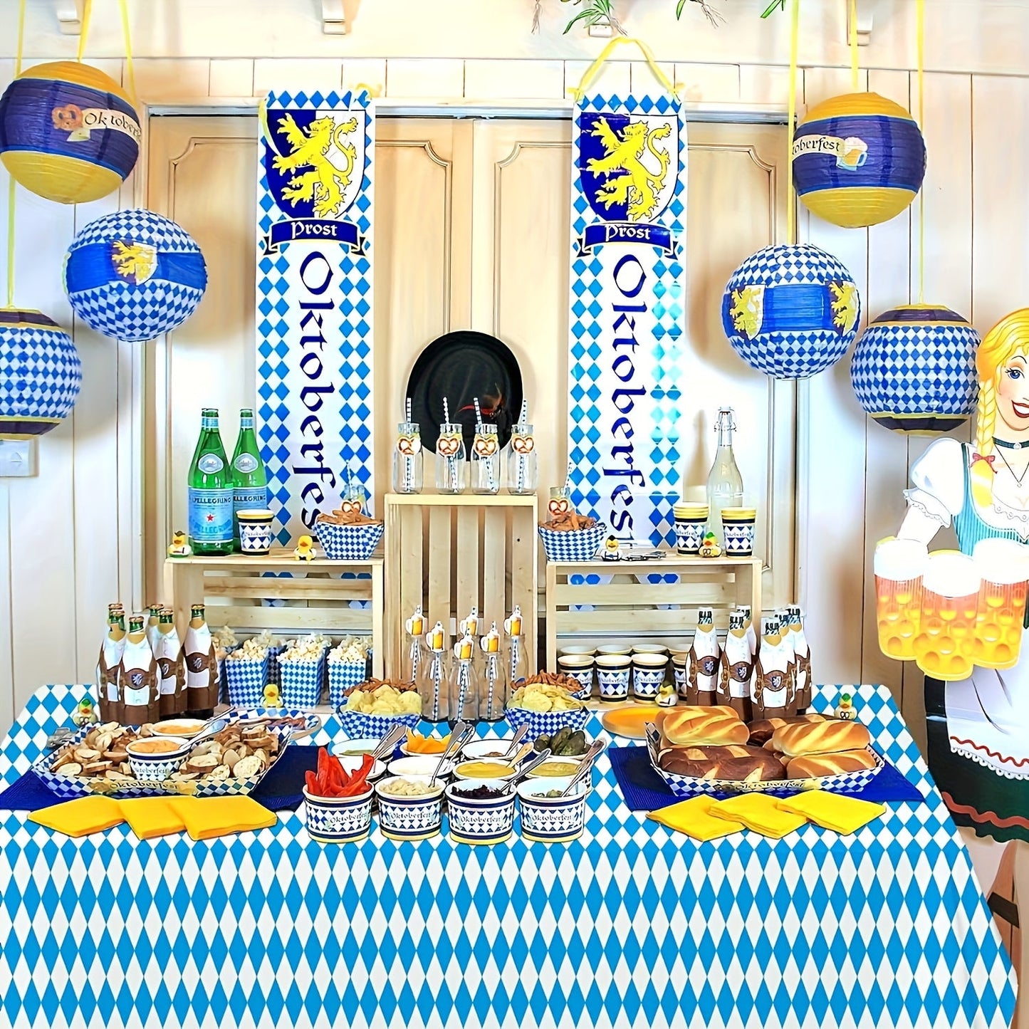 Dukset (5 stycken, 137×274 cm) – WiesnTafel Oktoberfest 2026