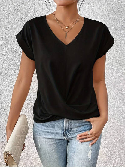 Kortärmad dam T-shirt – Romy höstkollektion