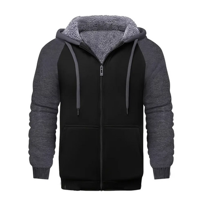 Hoodie för herr, fodrad med sherpafleece – Niels
