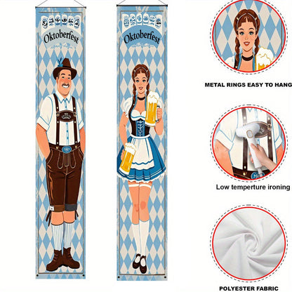Oktoberfest-bannerset i polyester – WiesnWillkommen Oktoberfest 2026