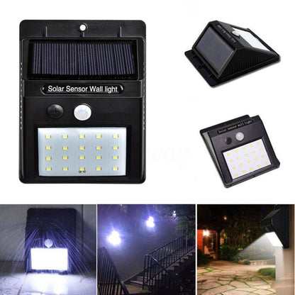Set med 5 solcell-LED-utomhuslampor – LumaPath