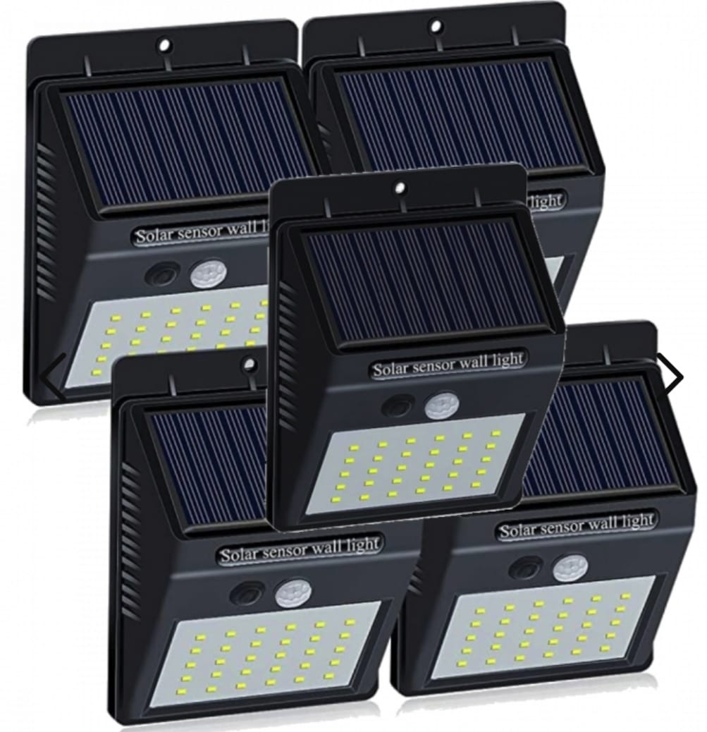 Set med 5 solcell-LED-utomhuslampor – LumaPath