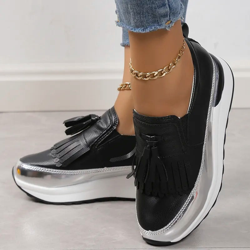 Andningsbara damsneakers med tidlös stil – Isabella