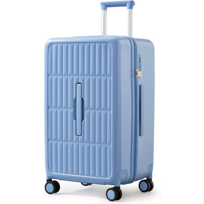 Flygplatsgodkänt 55 cm kabinbagage med 3:7-fördelning och tredelad PC-hårdskal