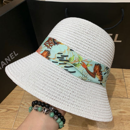 Sommarsolhatt med band och bred skärm – ShadeRibbon