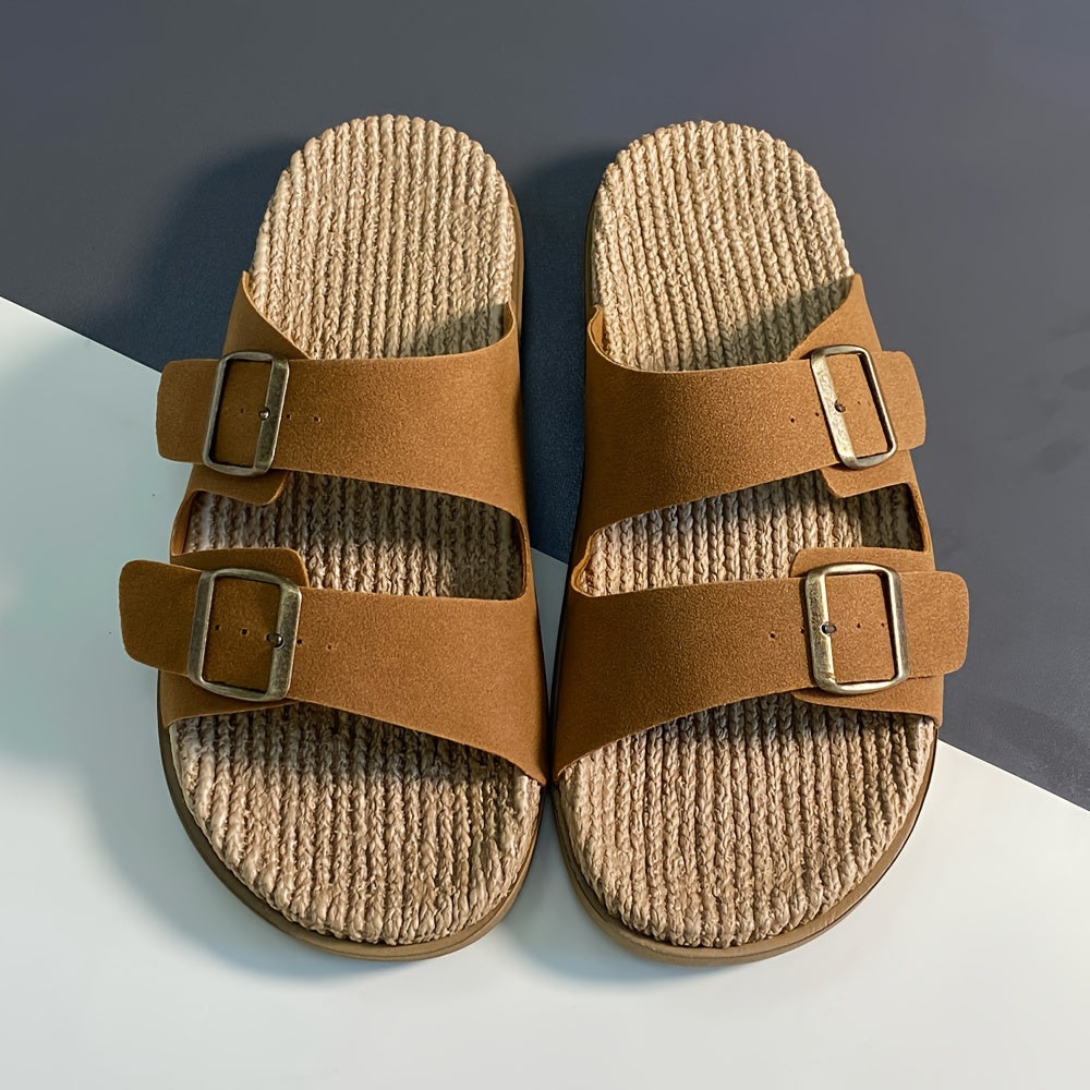 Stiliga sommarstövlar för män med justerbara remmar - GripStep