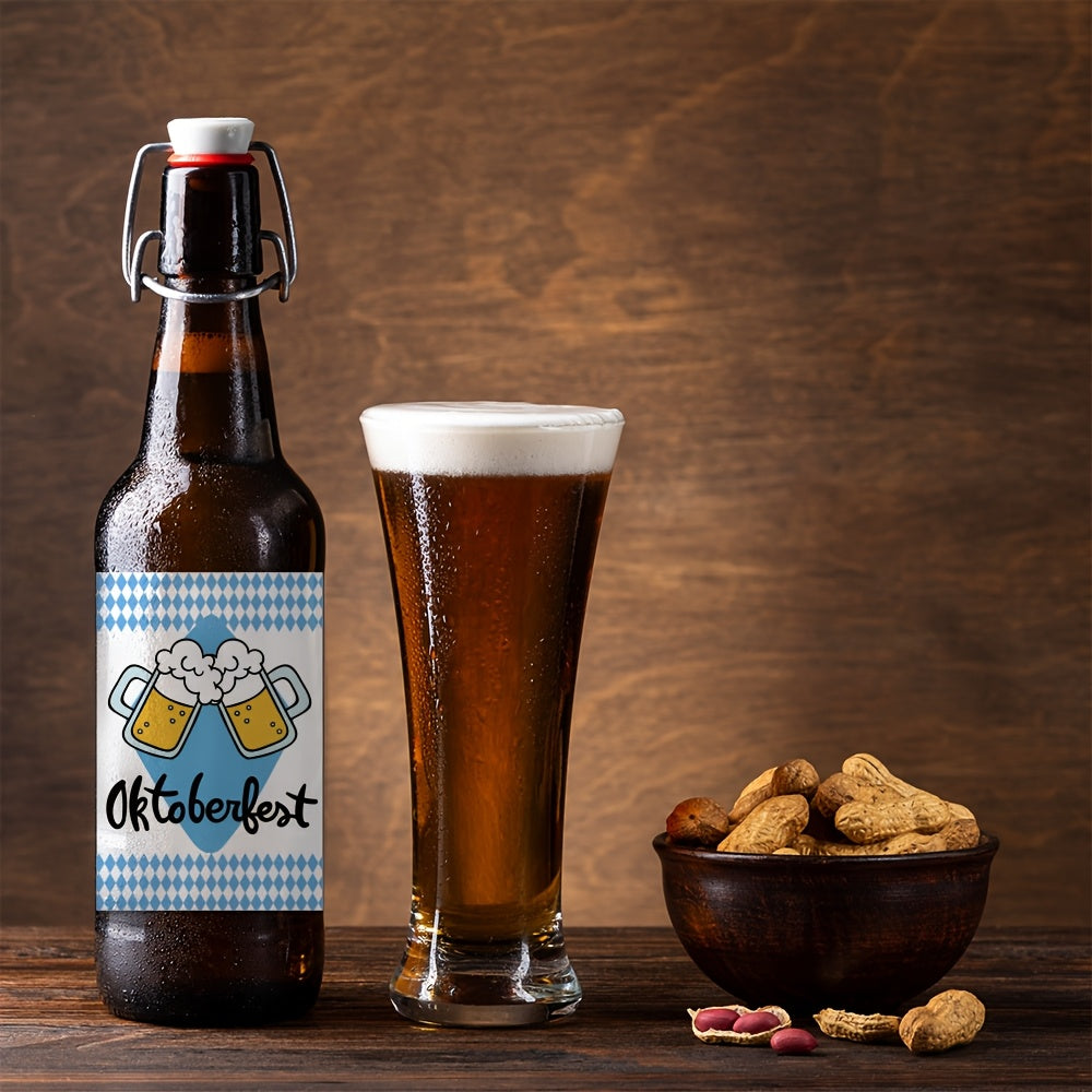 Oktoberfest-flasketiketter, 3 set (vardera 24 stycken) – Öl-etikettset Oktoberfest 2026