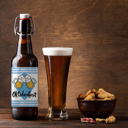 Oktoberfest-flasketiketter, 3 set (vardera 24 stycken) – Öl-etikettset Oktoberfest 2026