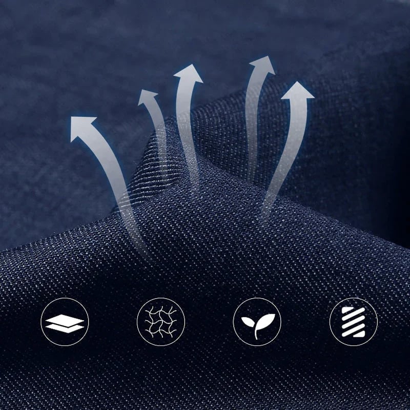 Herrjeans med hög midja och raka ben – Tobias