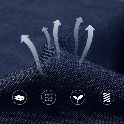 Herrjeans med hög midja och raka ben – Tobias