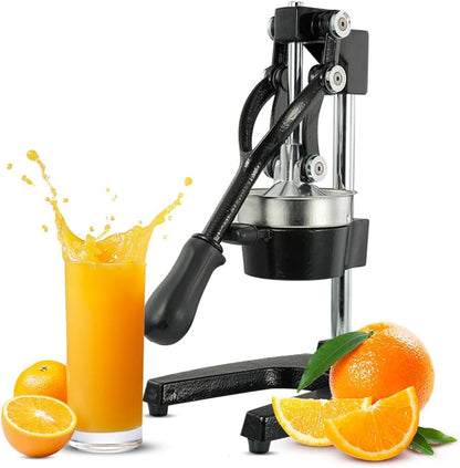 Gjutjärns handpressjuicer med 99 % utbyte och hölje i rostfritt stål – Orvado