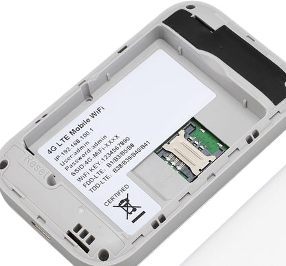 4G LTE USB Wi‑Fi-hotspotmodem med 300 Mbps hastighet och 3000 mAh batteri – Netvora